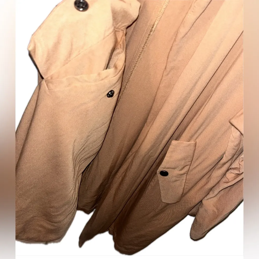 NWOT Forever 21 Open Trench Coat Jacket - Image 3