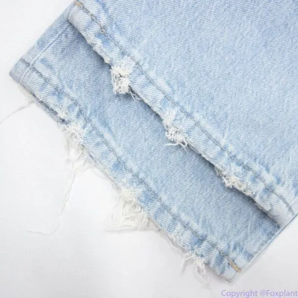 Madewell Slim Demi-Boot Jeans in Bellmeade Wash, size 28, NWT, light blue‎ - Image 10