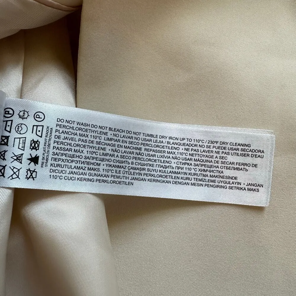 MNG by Mango ivory button up blazer size 4 - Image 9