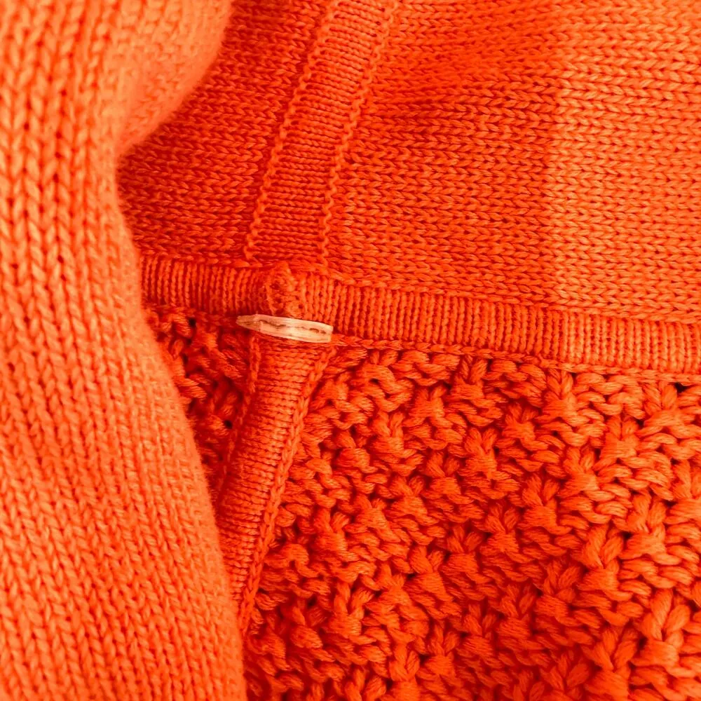 Lululemon Orange Post Practice Wrap Cardigan Sweater Size 8 - Image 2