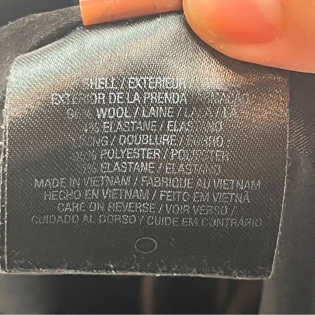 Elie Tahari Womens Size 2 Grey Gray Wool Blend Skirt Preppy Office Professional - Image 3