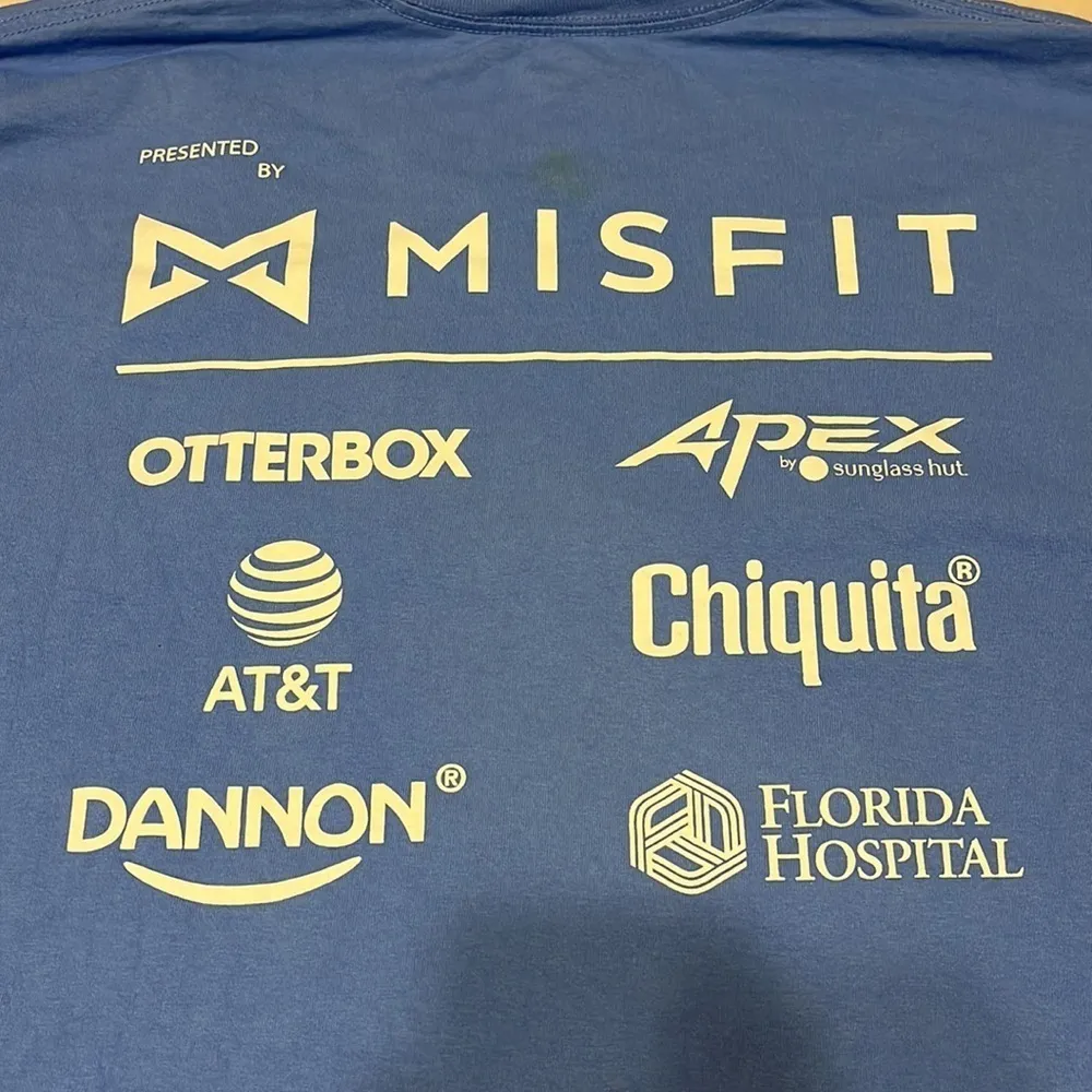 Walt Disney World Run 2018 Lady & The Tramp Fall Feast 5K Misfit Blue T-Shirt - Image 7