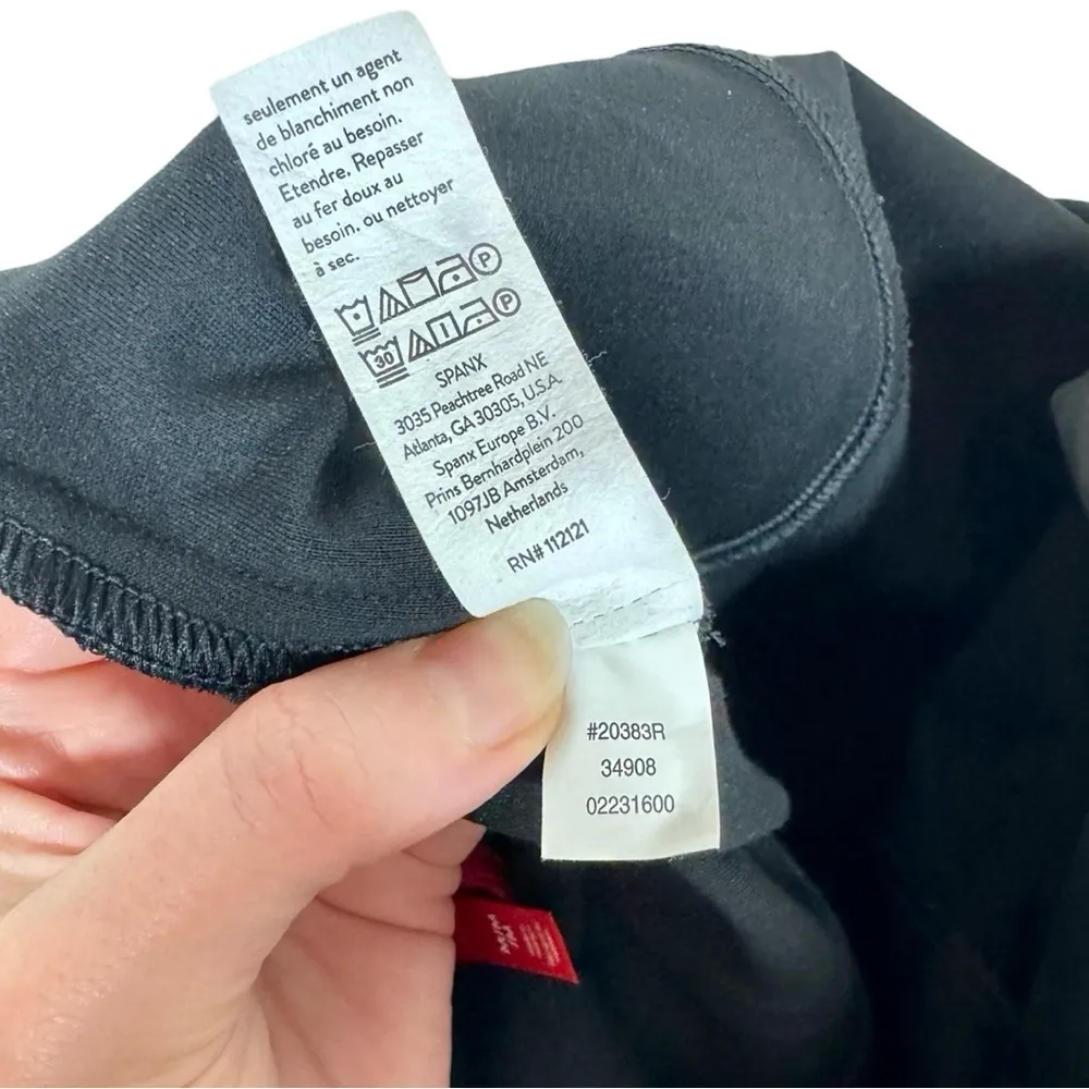 Spanx The Perfect Jumpsuit Wide Leg Flare in Classic Black 20383R - Image 13