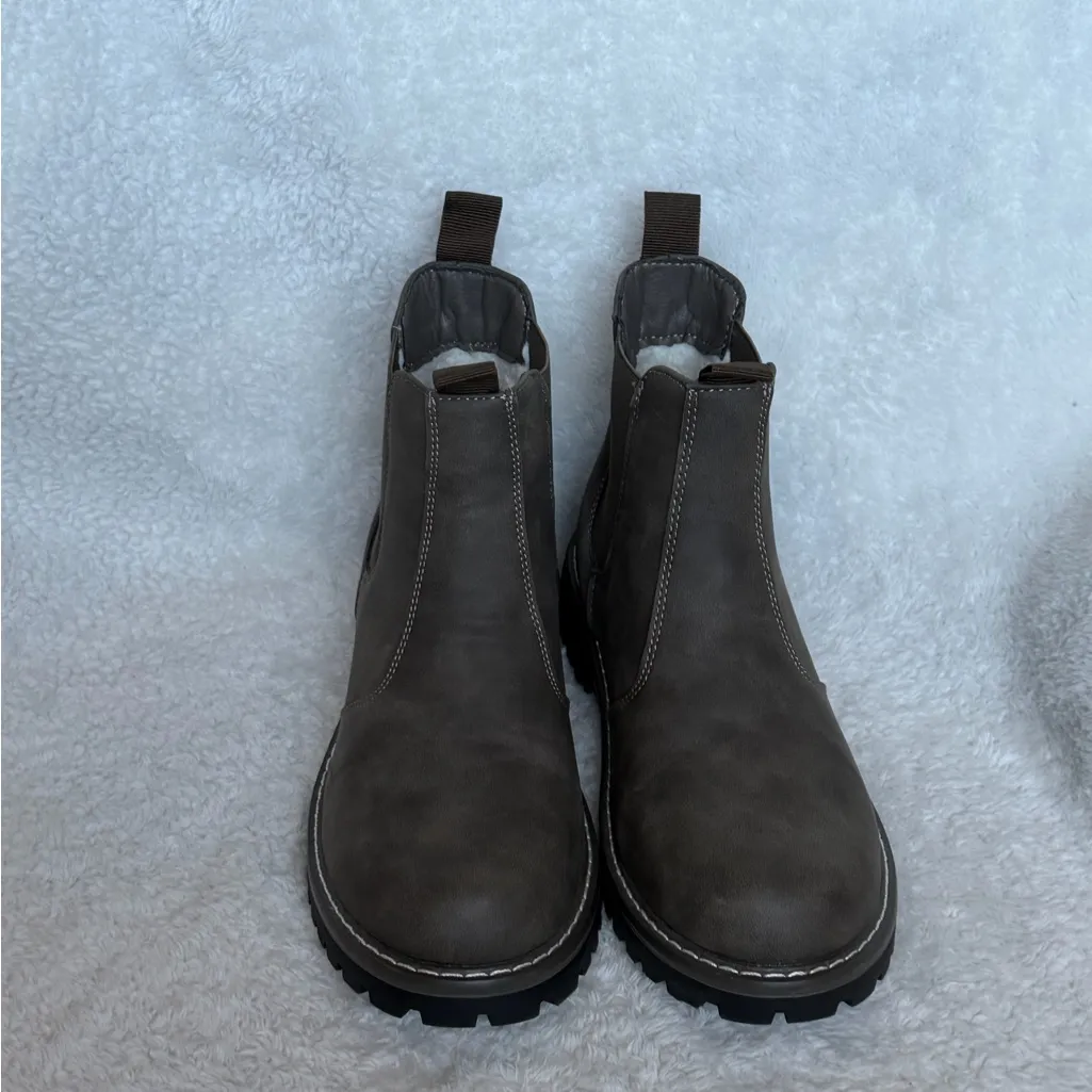 Charlotte Russe Brown Slip on Boots - Image 2