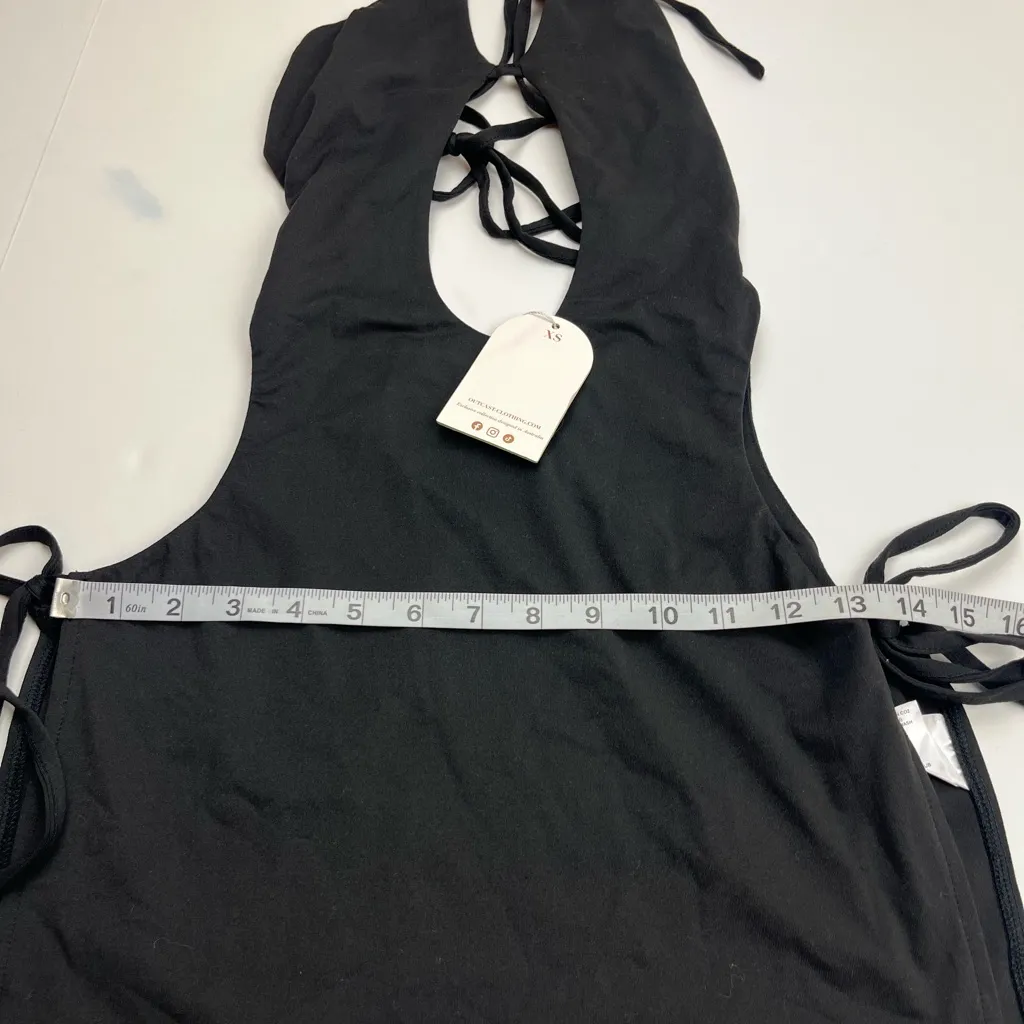 Outcast Exclusives Oasis Mini Dress Womens‎ Size XS Black Halter Cutout NEW - Image 11