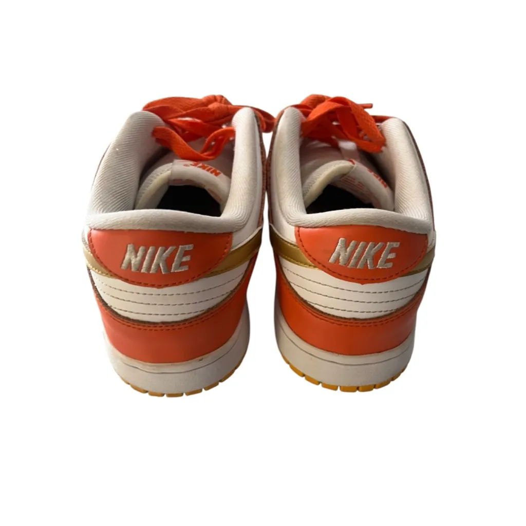Nike Dunk Low Orange Size 6.5 M/ 8 W University Gold Sneaker Shoes Streetwear - Image 2