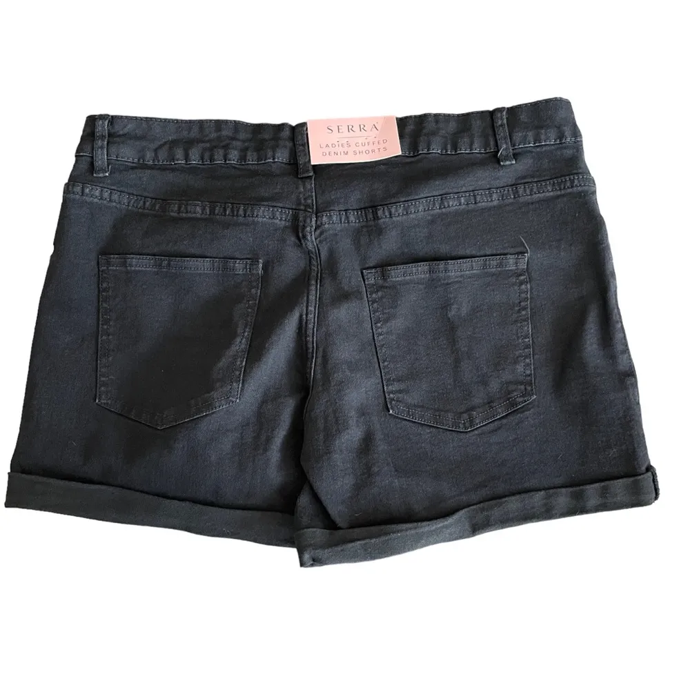 Serra  Black‎ Denim Shirts Size 14 NWT - Image 3