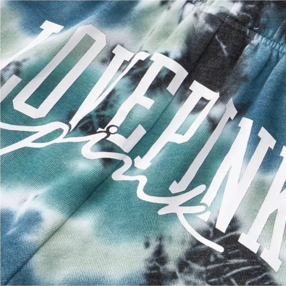 Pink By Victoria’s Secret Fleece Curved Hem Sweat Varsity Shorts - Image 3