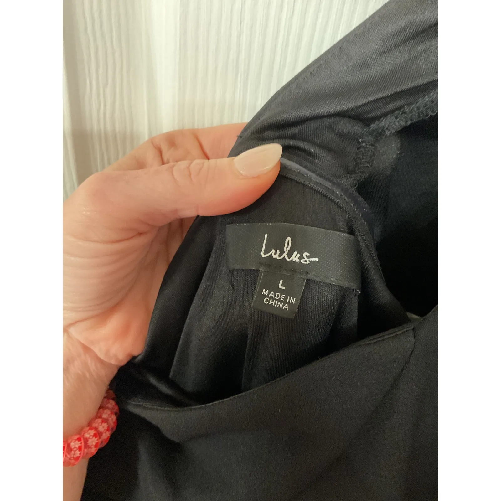 Lulu’s Black Grand Beauty Ruffled One-Shoulder Mermaid Maxi Dress, L - Image 9