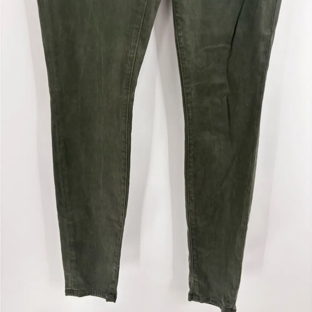 J brand revolve Miranda Zip Skinny in Caledon green pants Jean size 26 - Image 5