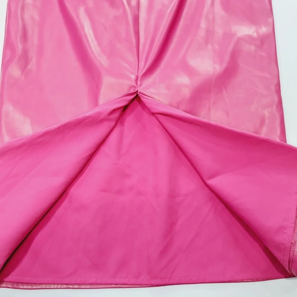 Superdown Bijou Midi Dress in Pink Small - Image 7