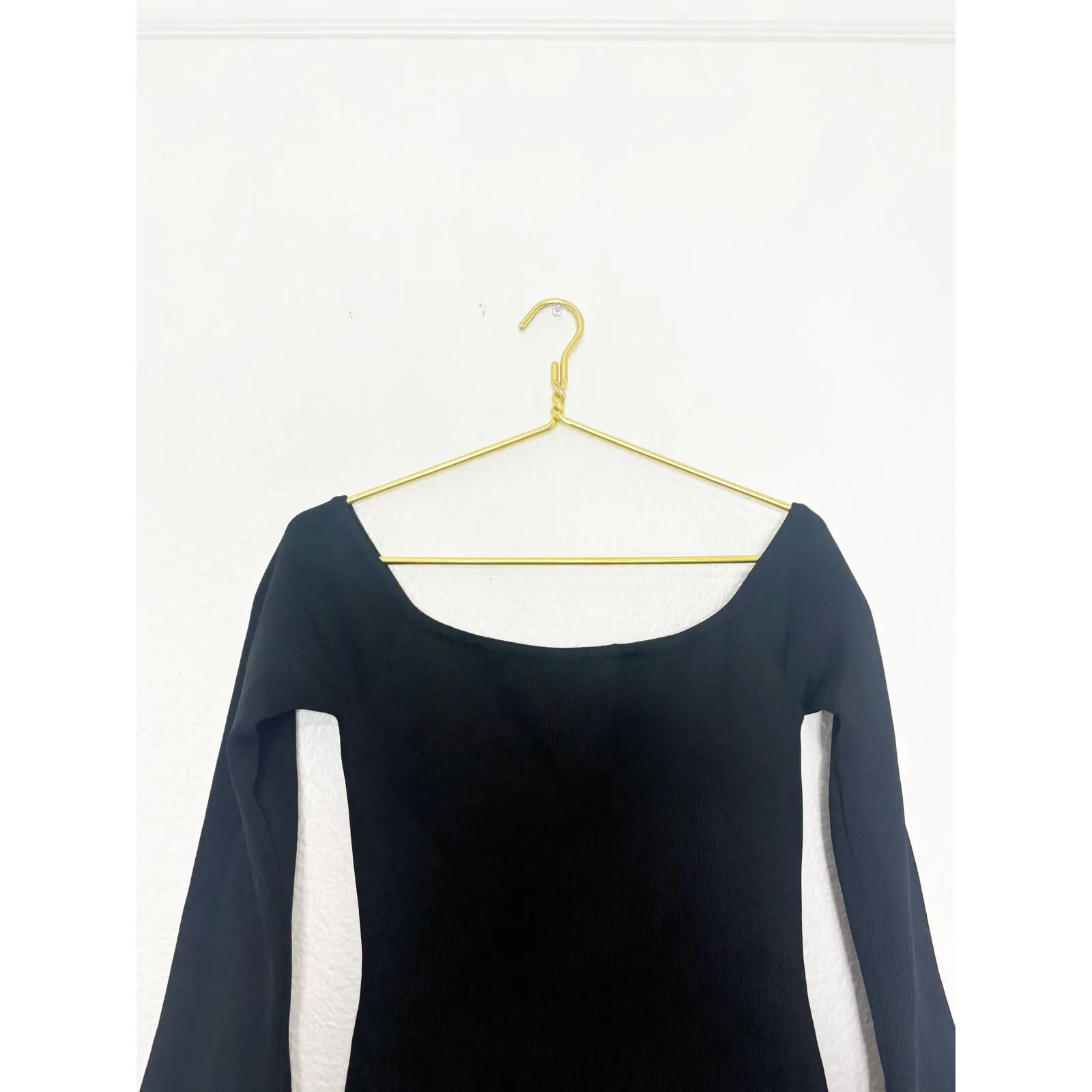 Princess Polly Parisa Long Sleeve Mini Dress Black Size 8 Stretch Whimsygoth Emo - Image 5