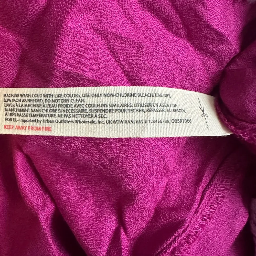 Free People Intimately Aida Embroidered Slipdress magenta size XS - Image 9