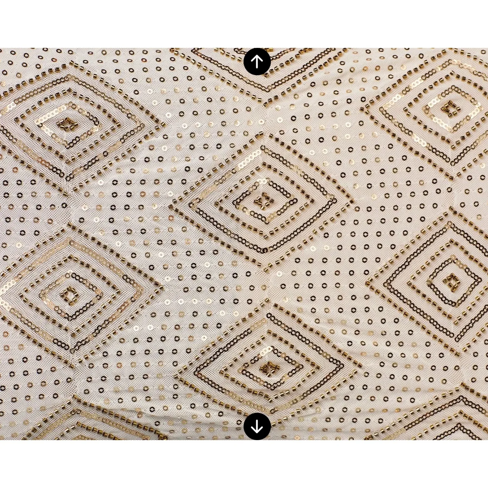 AQUA Sequin‎ Embellished Top Mock Neck Party Sparkle XXL‼️REVIEW PHOTOS‼️ - Image 3