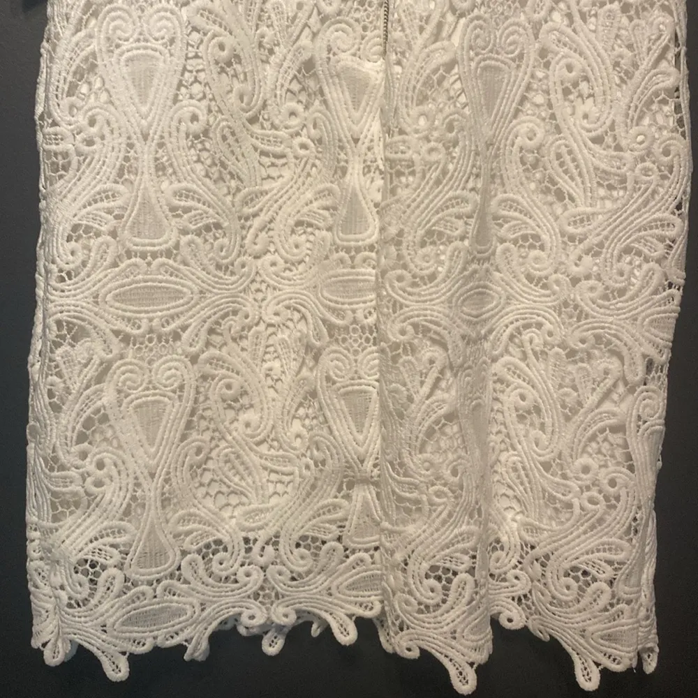 Lulus Dress Women’s Size M Lulus Dream Life White Lace Bodycon Dress Crochet Size M - Image 8