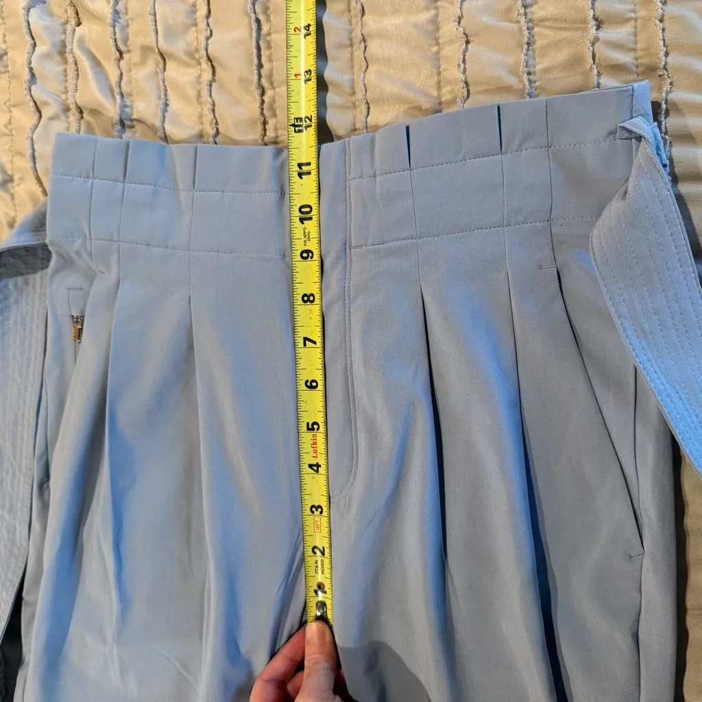 Athleta Skyline Pant II in Blue Star Paperbag Tie Waist Bow High Rise 0 530640 - Image 10