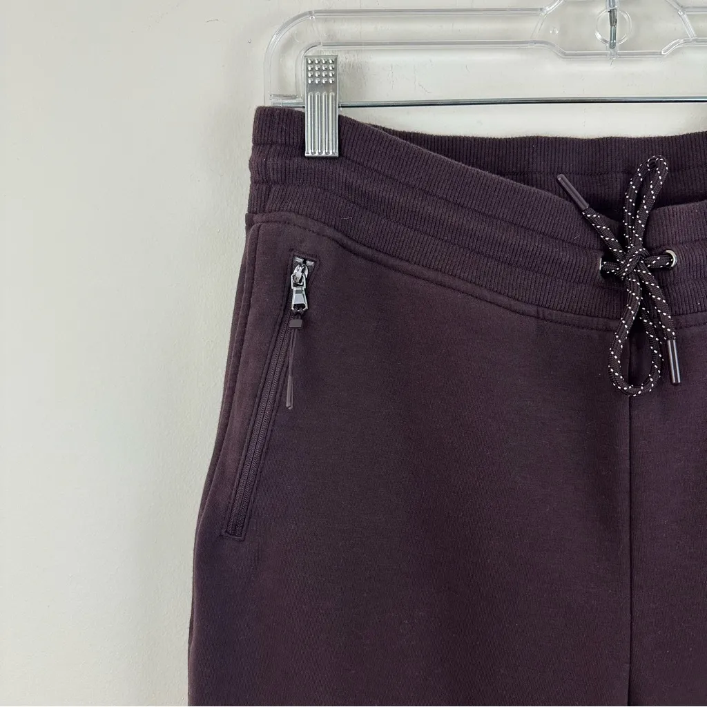 Old Navy Active Maroon Dynamic Fleece Joggers Workout Athletic Size Medium - Image 2