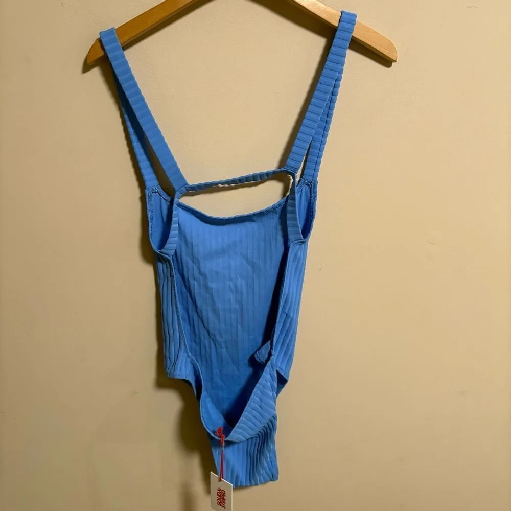 NWT Solid & Striped The Toni One-Piece in Solid Rib French Blue- Size Large - Image 7