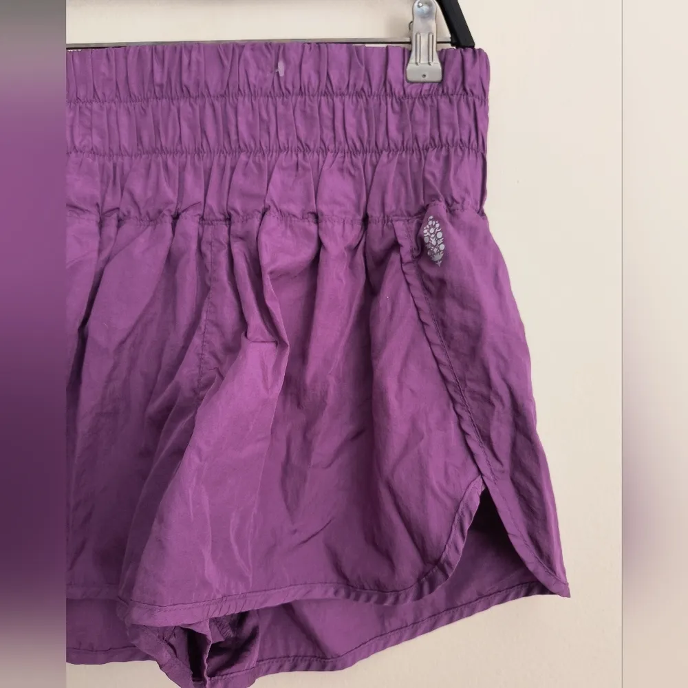 Free People Movement  Purple The Way Home Run Athletic Shorts Medium - Image 2