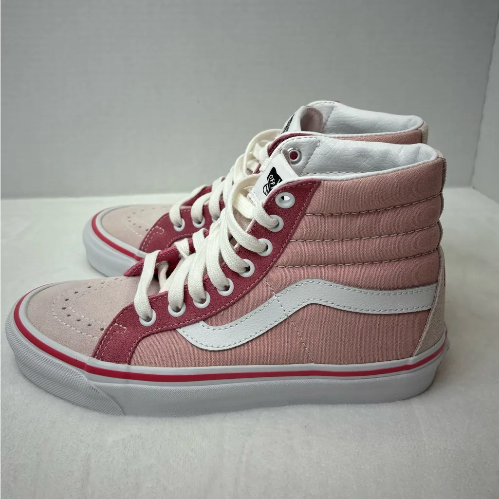 ARITZIA TNA x Vans Limited Edition Sk8 Hi 38 Dx High Top Lace Up Pink Sneakers - Image 3