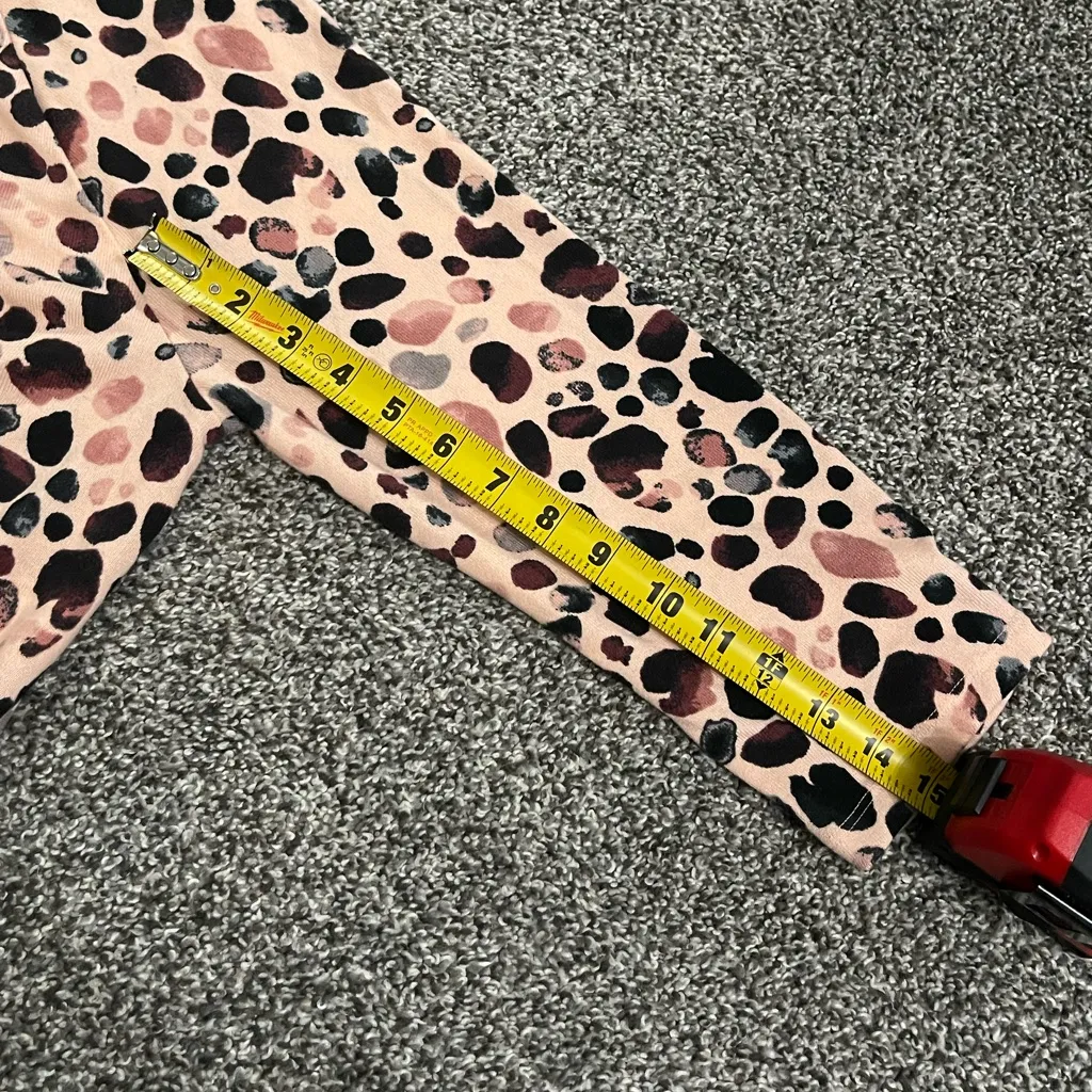 Denim & Co. Blush Pebble Printed Heavenly Jersey 3/4 Sleeve O - Image 9