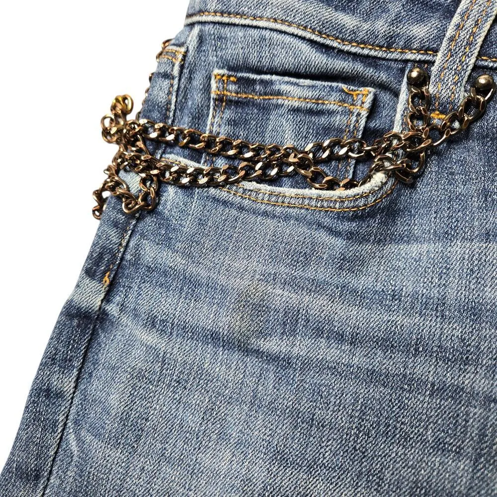 L'Agence Luna High Rise Distressed Jeans Size: 25 - Image 3