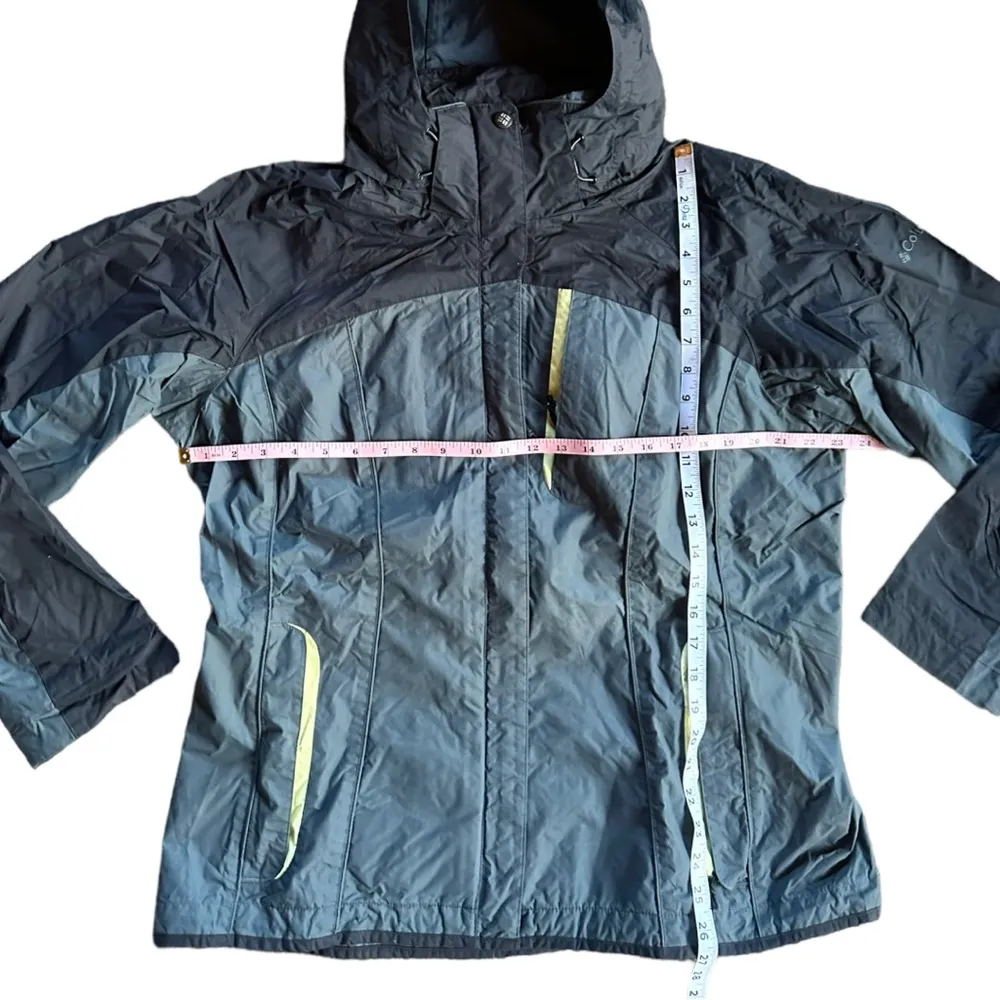 Columbia Womens Size Large Interchange Full Zip Hooded Jacket Nylon - Image 3