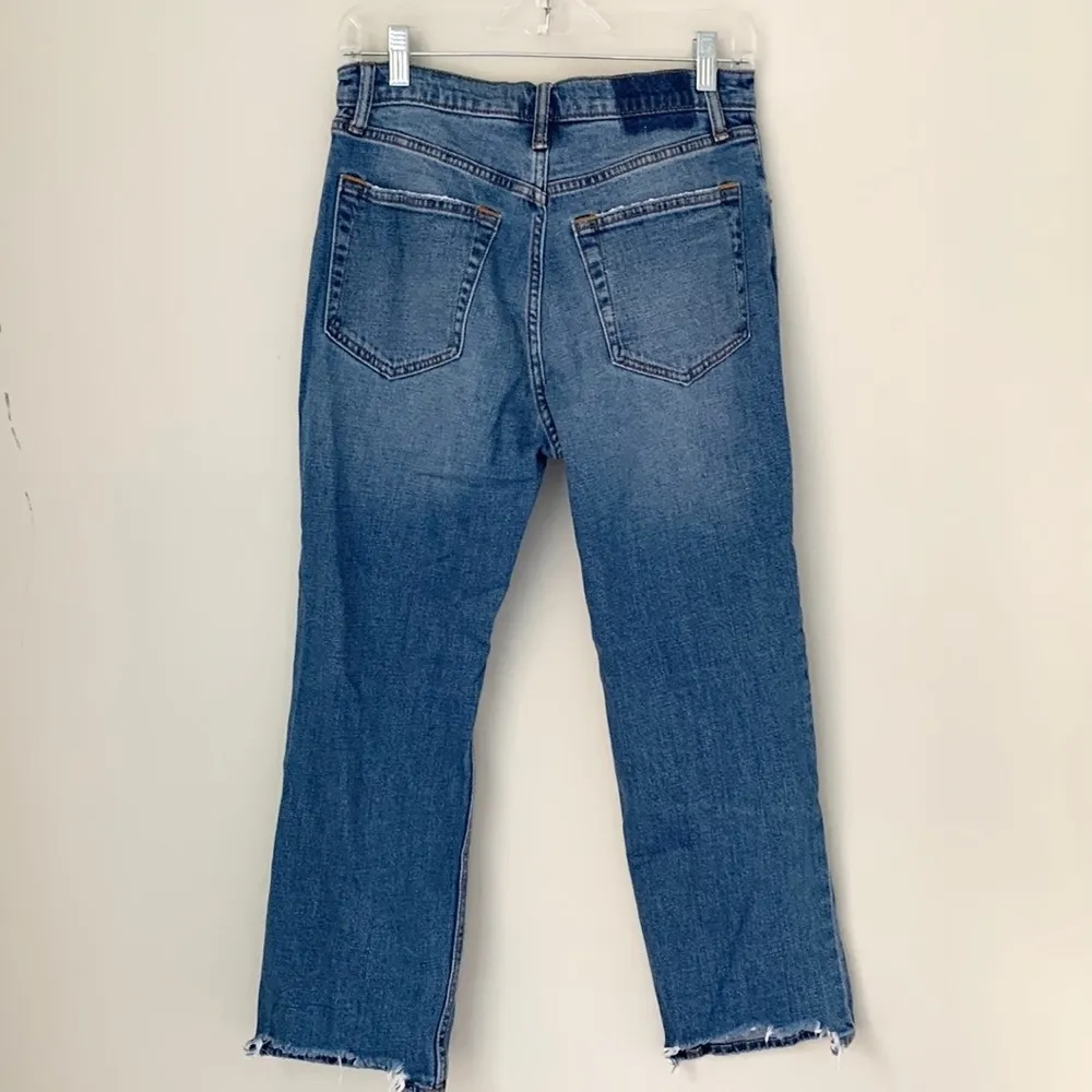 Abercrombie & Fitch Ultra High Rise Ankle Straight Jean - Image 5