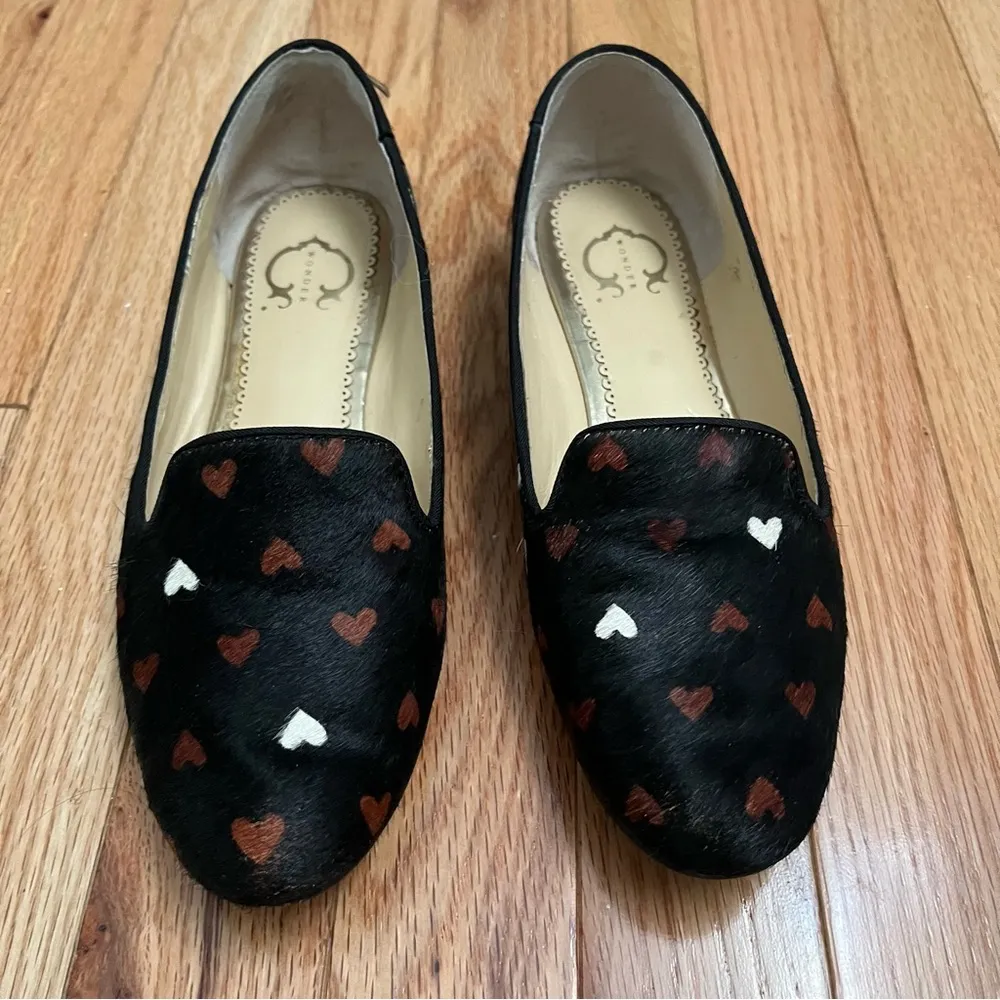 NIB C Wonder Lizaly flats in heart print sz 6 - Image 3