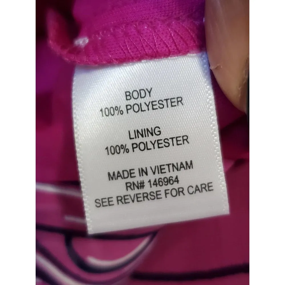 Signature By Robbie Bee Purple Black Floral Sleeveless Knee Length Dress Size 12 - Image 7