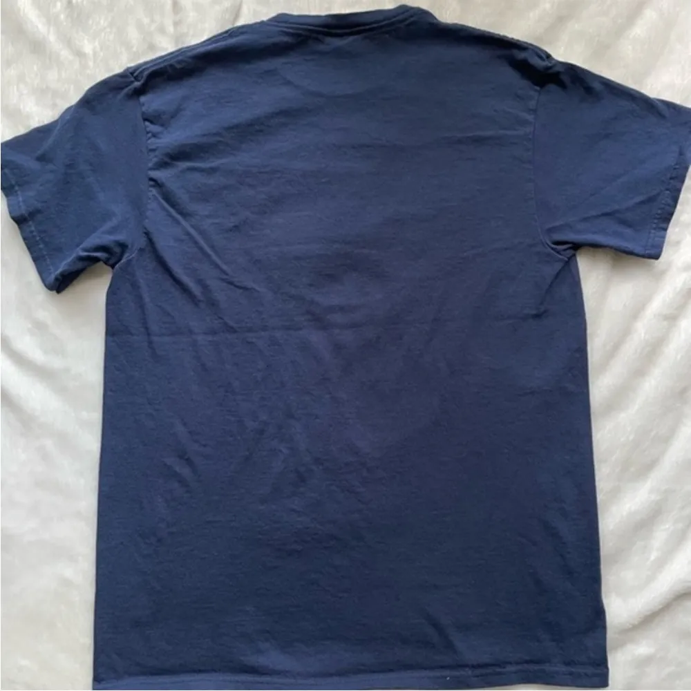 NASA Logo Space T-Shirt Blue Graphic Medium navy blue‎ short sleeve unisex - Image 4