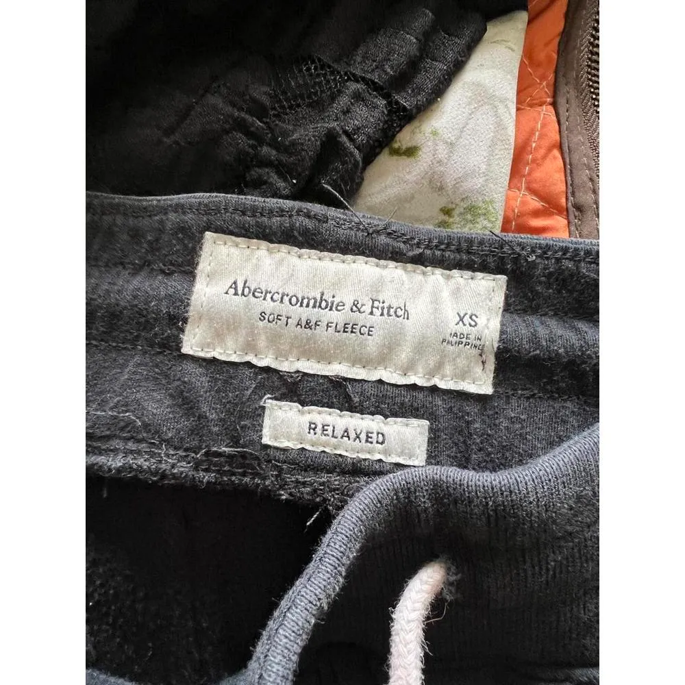 Abercrombie &Fitch Black XS Fleece Joggers - Casual Comfort - Image 5