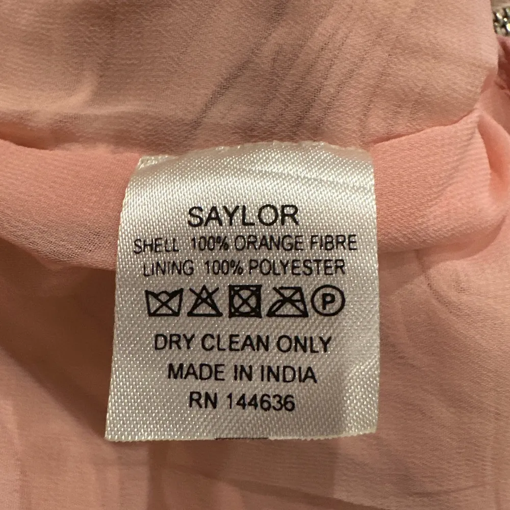 Saylor Gem Crop Puff Sleeve Blouse Top Size Medium Bubblegum - Image 12
