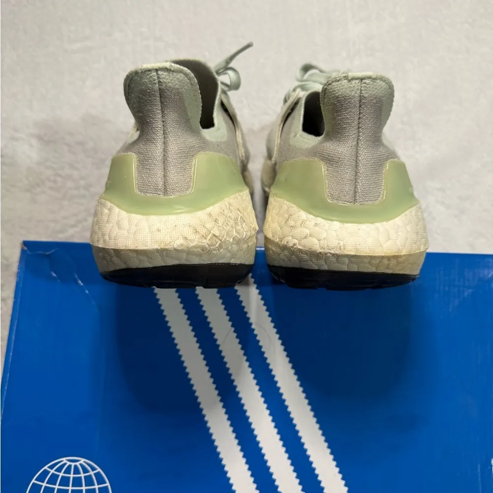 ADIDAS ULTRABOOST Light Green Sneakers - Image 6