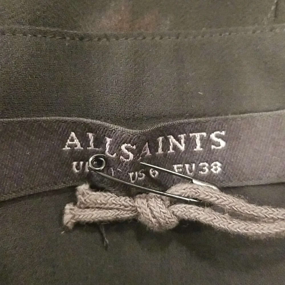 💕ALLSAINTS💕 Marcella Jasmine Dress ~ Jasmine Black Absract Moody Floral 6 NWT - Image 13