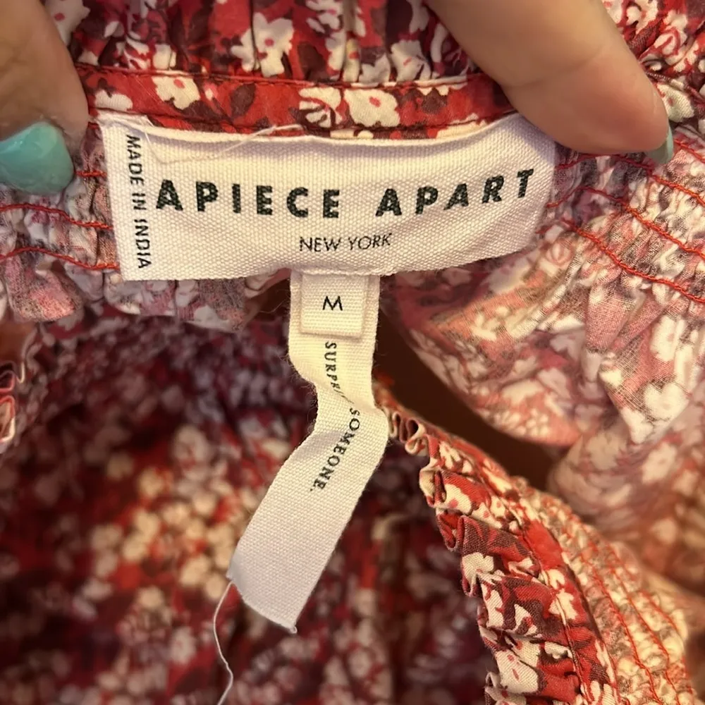 A Piece Apart Deia Mini Dress Mango Bouquet Size M - Image 9