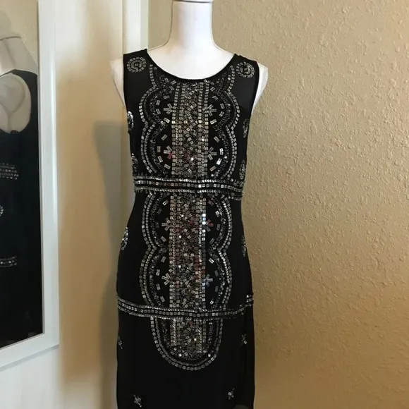 NWT Hand Beaded Cocktail Dress - Image 2