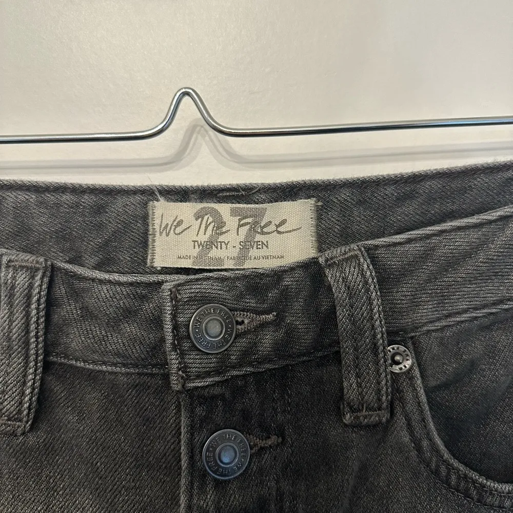 We the Free black denim shorts - Image 2