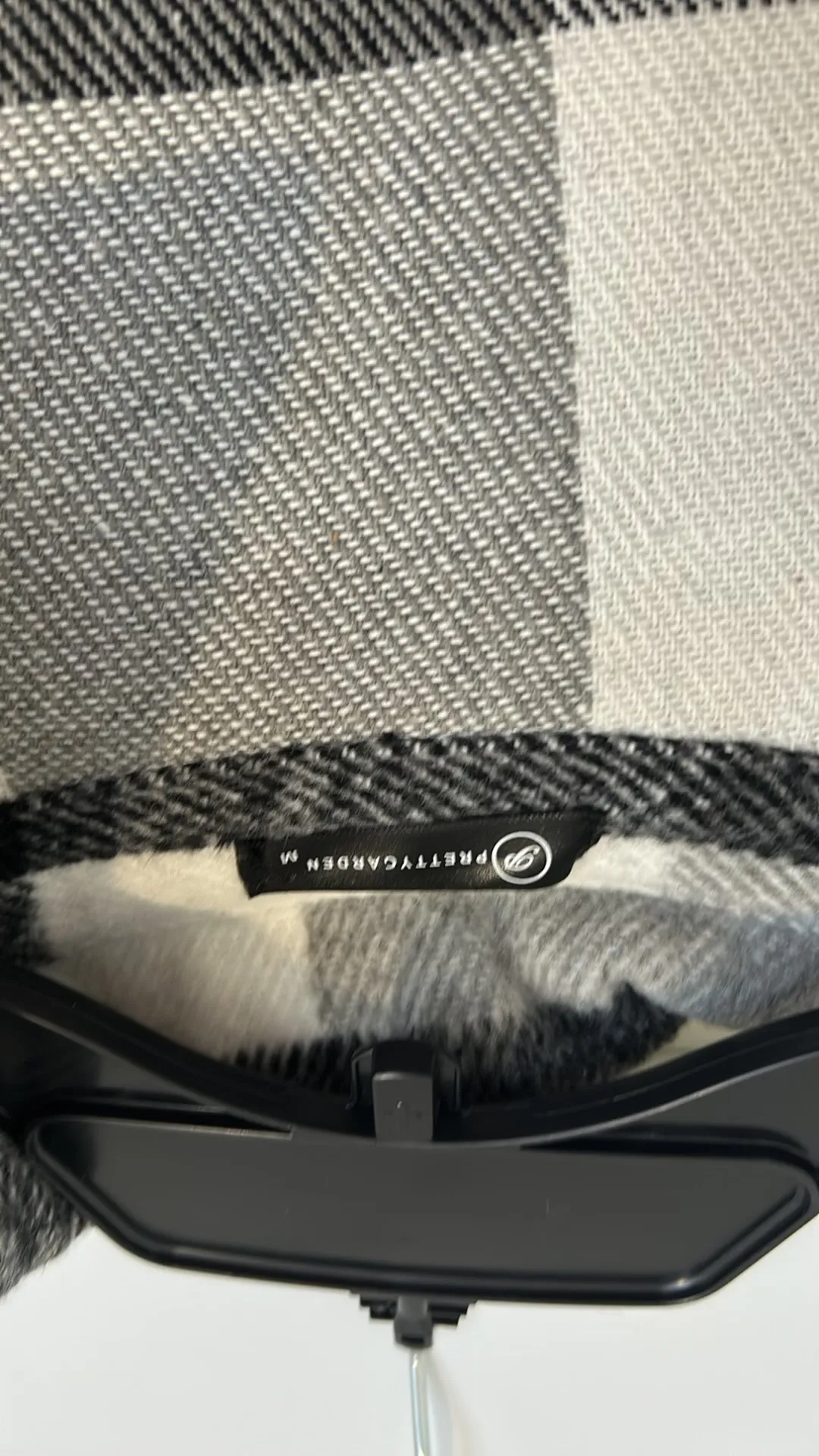 Pretty Garden Flannel Plaid Oversized Shacket - Image 3