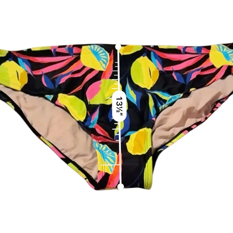 Tabitha Brown x Target Black Multi Tropical Lemon Print Bikini Bottoms 3X NEW - Image 8