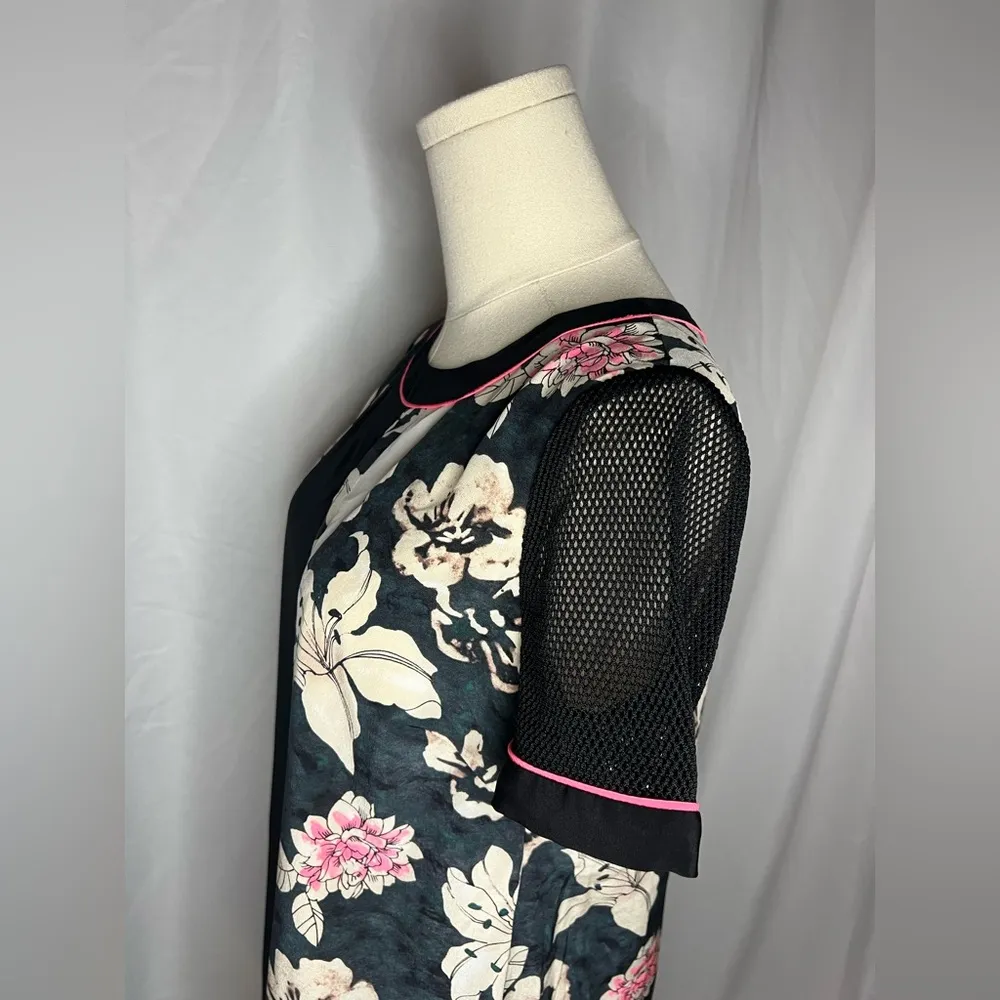 Elizabeth and James 'Montana' Mixed Media Shift Dress | S - Image 6