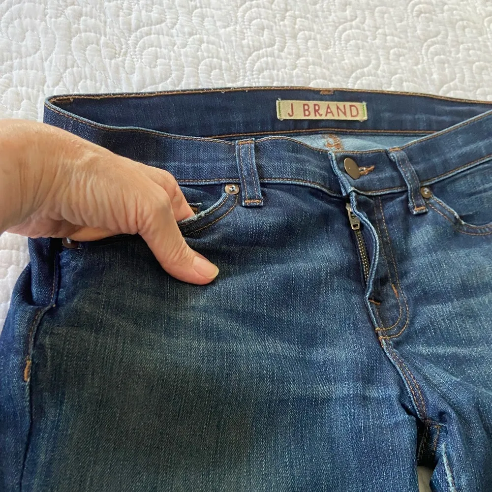 J Brand Low Rise Pencil Leg Jeans Minimalist Rock Punk Preppy Classic Normcore - Image 8