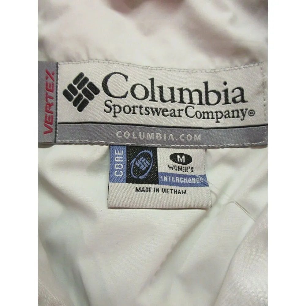 COLUMBIA JACKET VERTEX OFF WHITE WITH BLACK COLLAR SIZE MEDIUM - Image 7