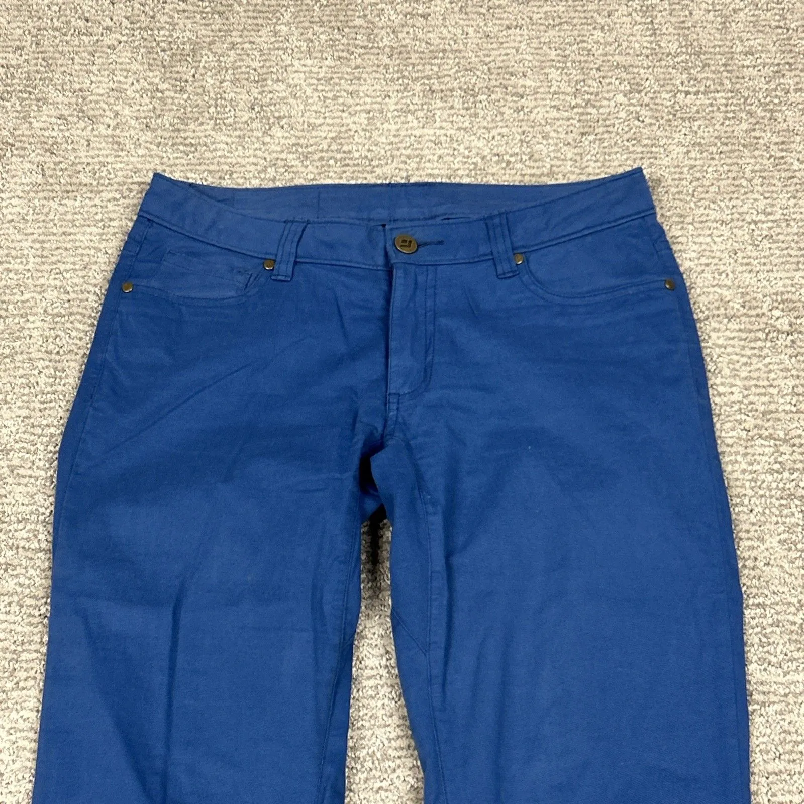 Black Diamond Pants Womens 2 Blue Cotton Outdoor Hiking Pockets - Image 2