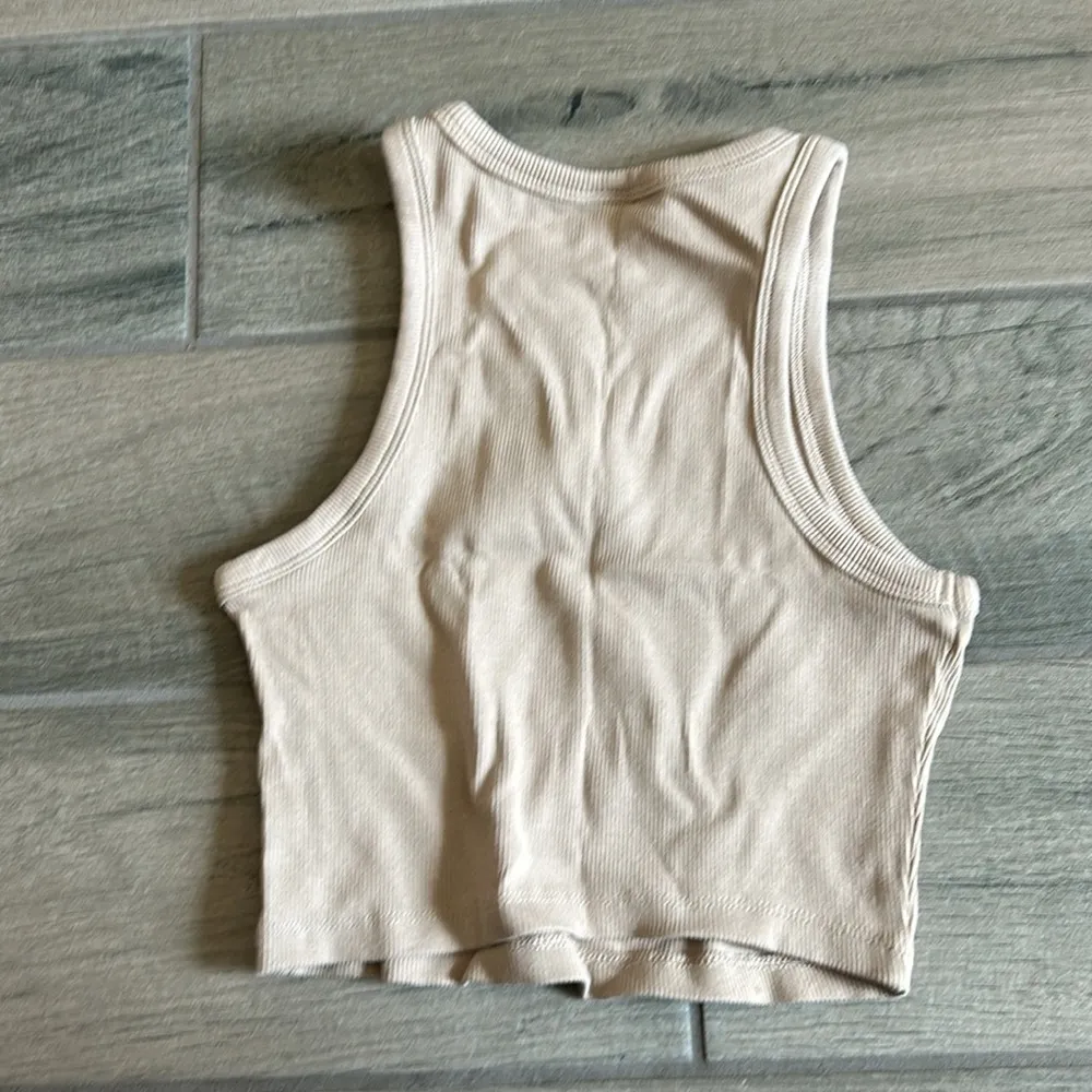 H&M ribbed crop tank top - Image 3