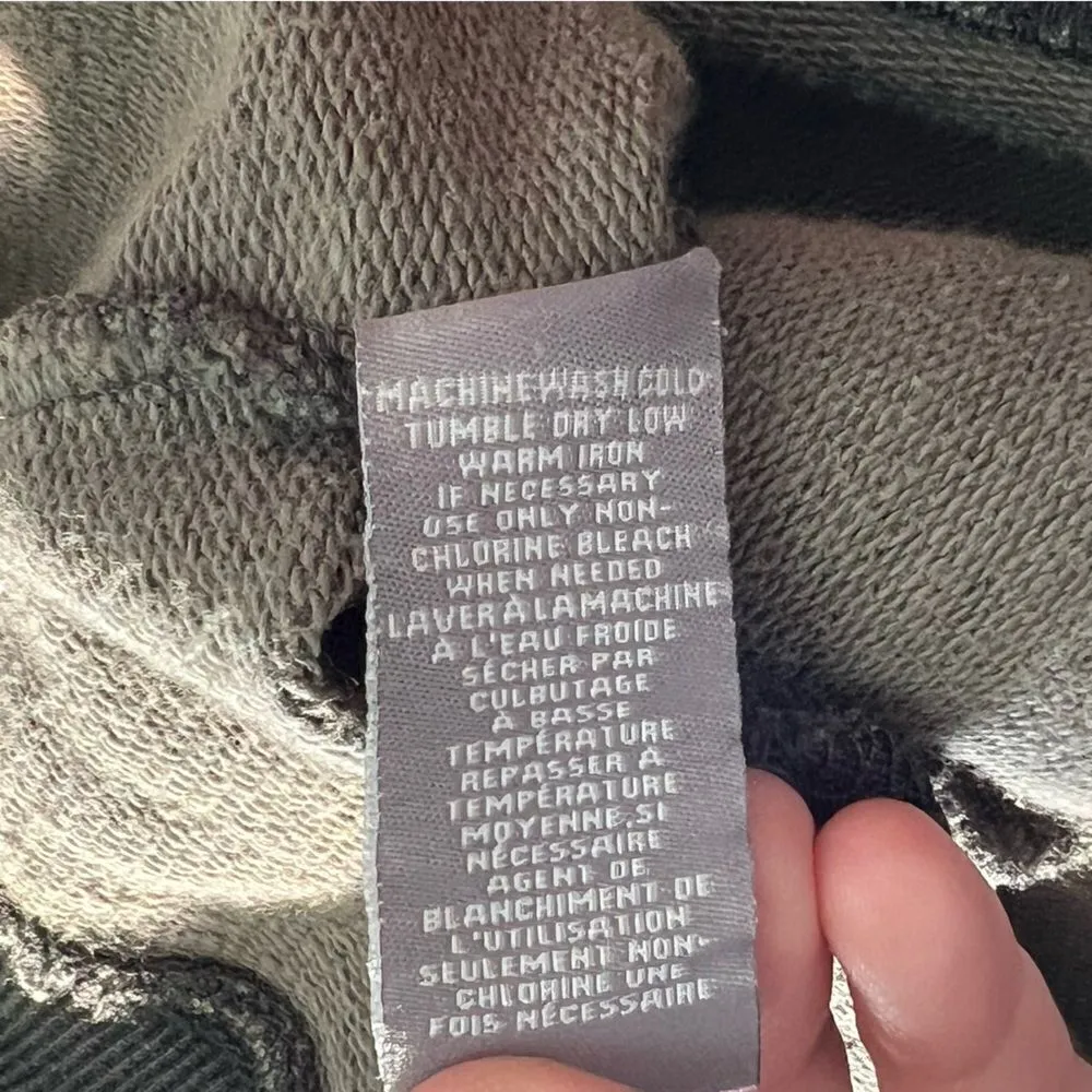 Standard cloth, adult size, medium, full, zip, jacket with zip pockets‎ Gray - Image 2