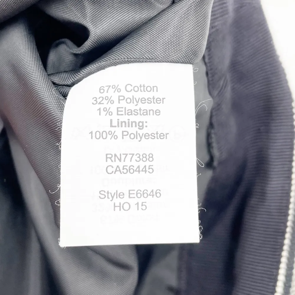 NEW J. Crew The Pencil Skirt Black & White Striped Jacquard Style E6646 Size 00 - Image 5