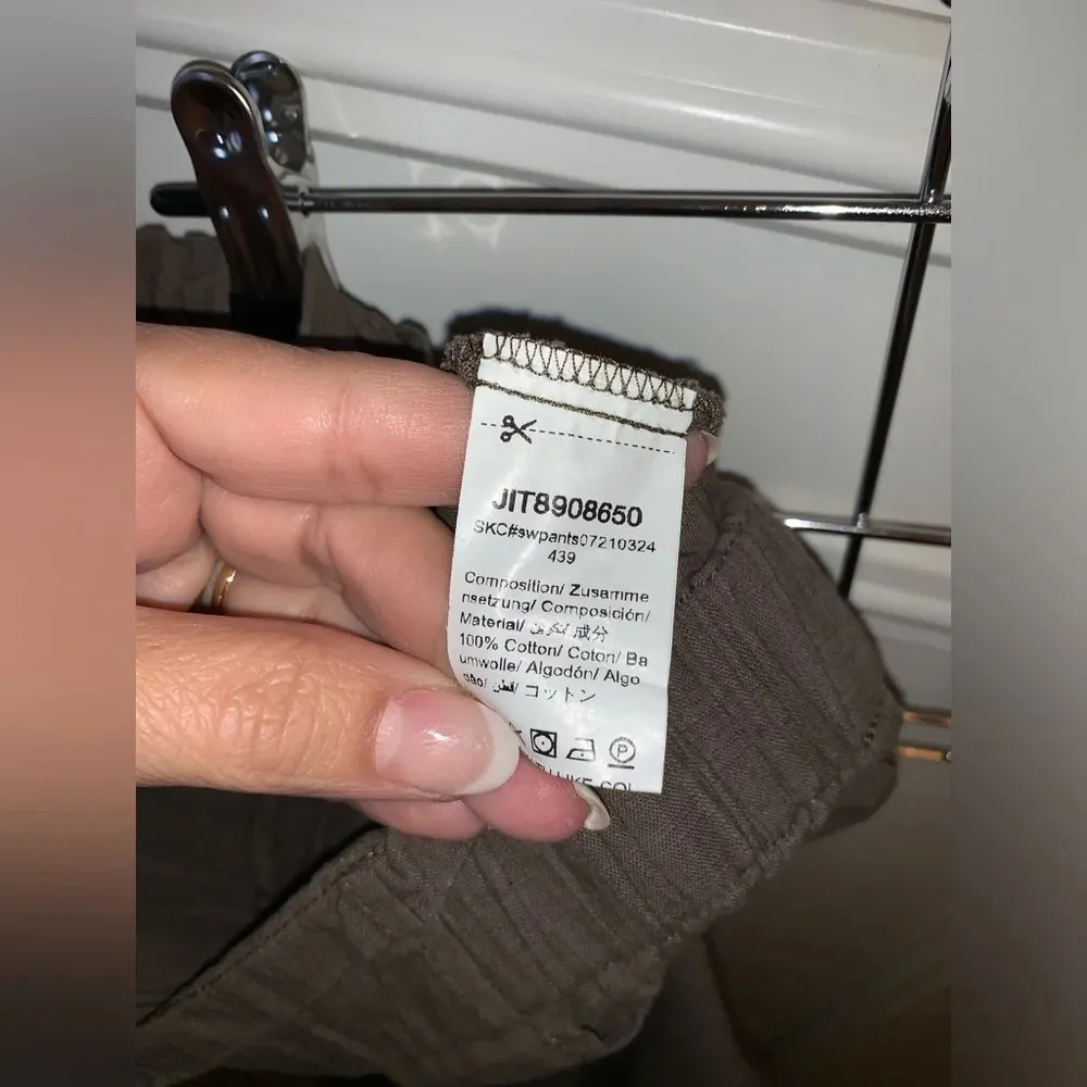 Set 2 SHEIN  leopard print wrap top/brown paper bag pants‎ - Image 2