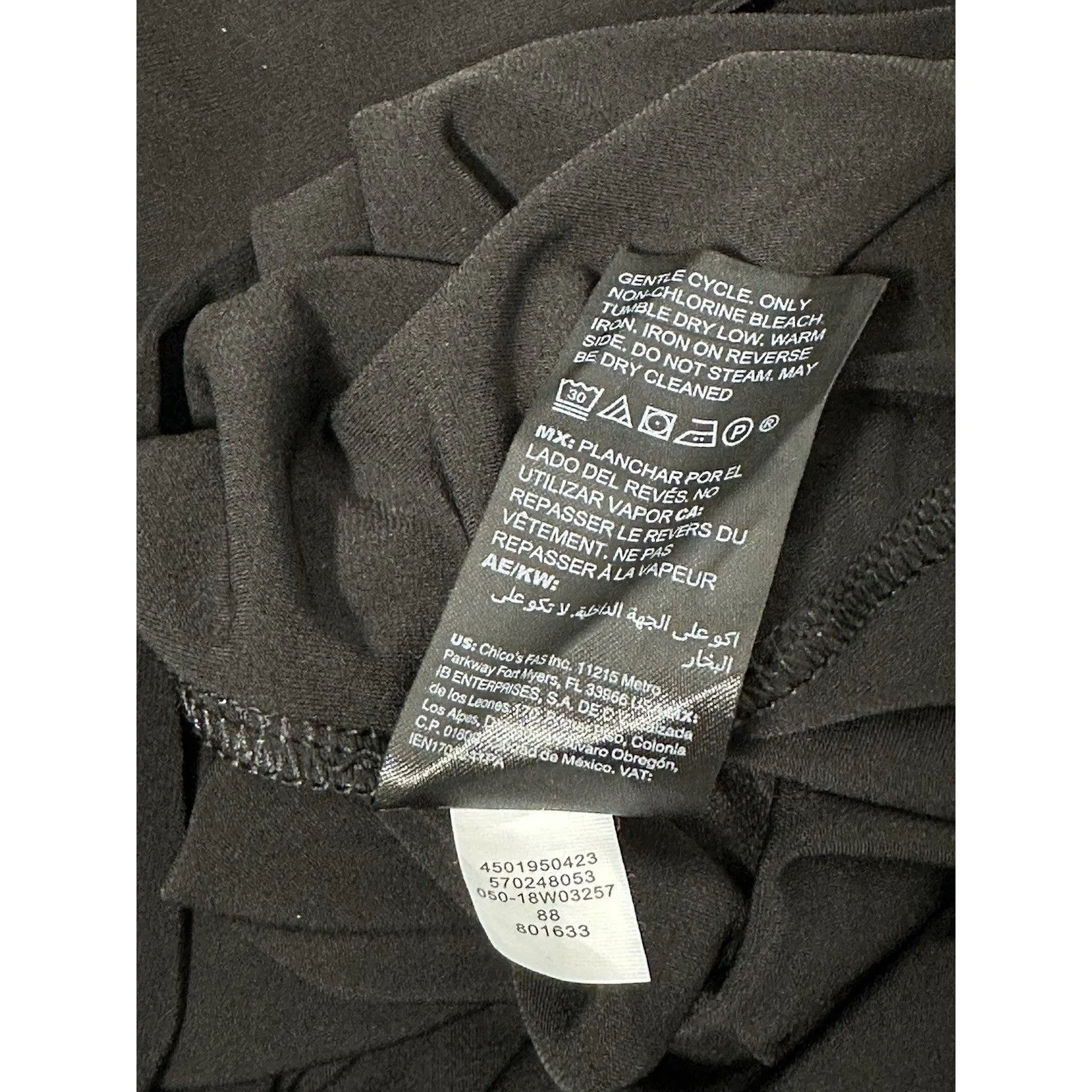 White House Black Market Dress Womens XS   Black Cut Out Flounce Sleeve Shift - Image 9