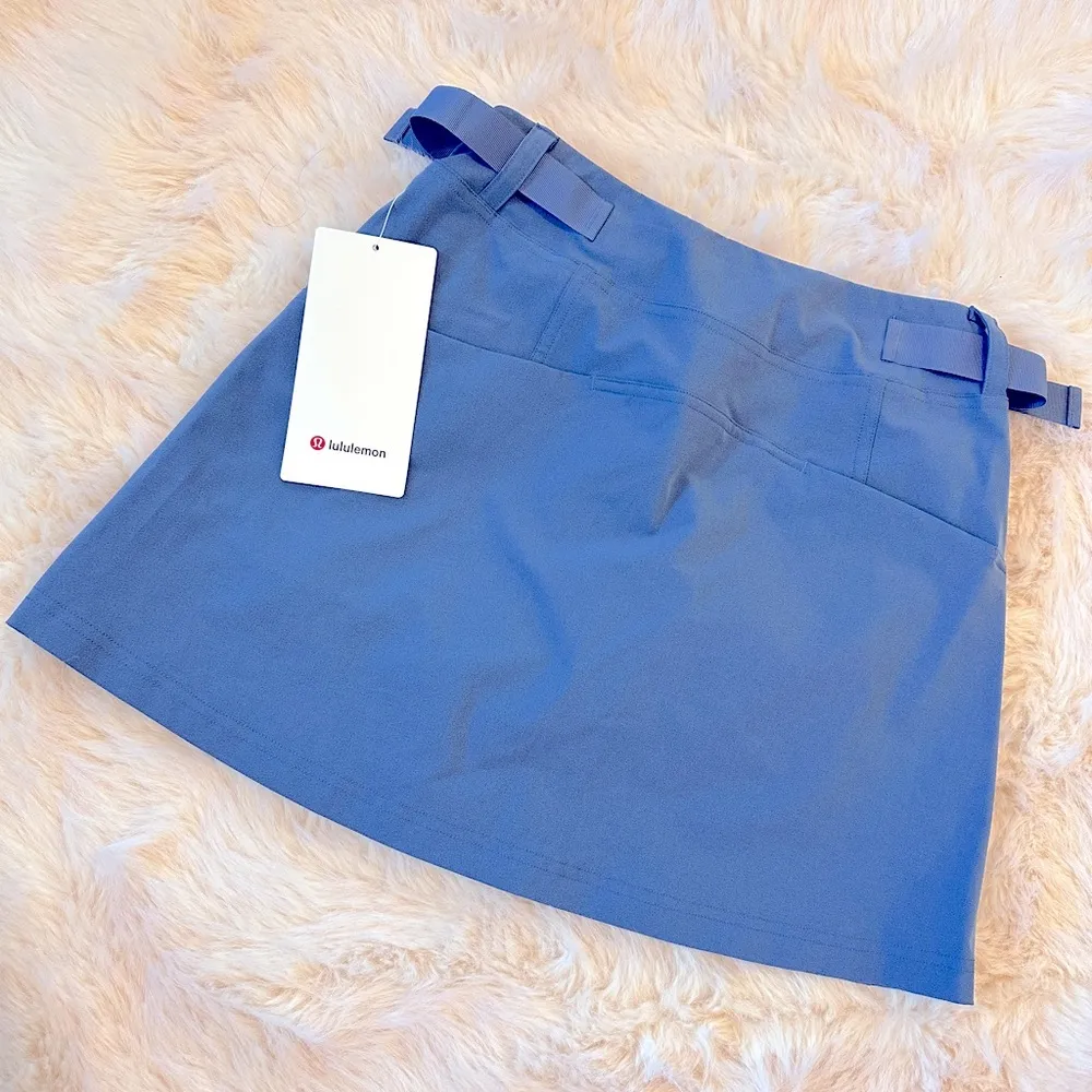 NWT Lululemon Wrap-Front MR Golf Skirt  / Oasis Blue - Image 3